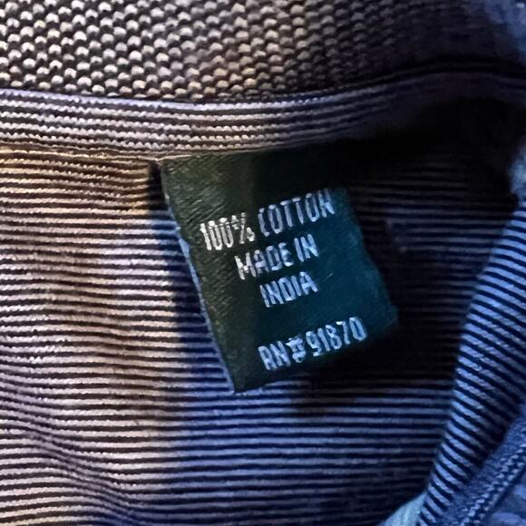 Bolle Black/Tan Striped Men's Golf Polo.  Size Medium - Picture 5 of 6